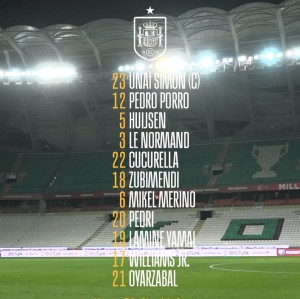 九游游戏中心-西班牙客战土耳其：亚马尔、佩德里领衔，双方首发十一人不变